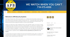 Desktop Screenshot of apbsecurity.com