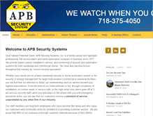 Tablet Screenshot of apbsecurity.com